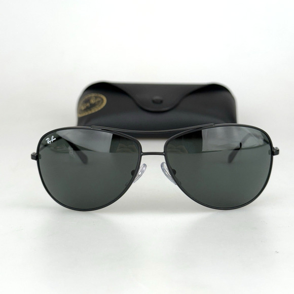 Ray-Ban Sunglasses RB 3293 006/71 Matte Black Polarized Aviator Pilot New + Case - Picture 1 of 15